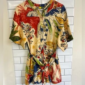 Farm Rio short sleeve blouse Size S